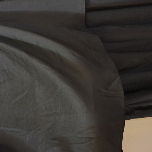 City Chic Silky Black Midi Dress - Picture 3 of 4